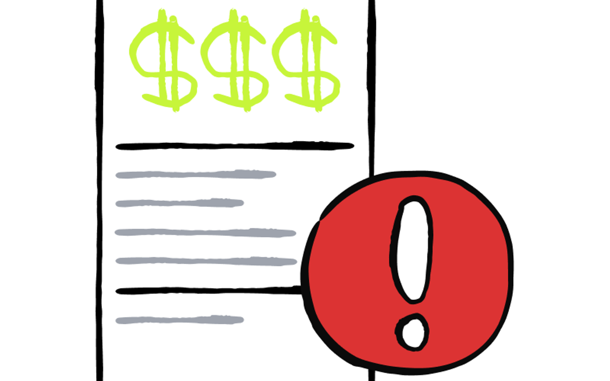 Overdue payment email sequence builder with invoice details and four-step navigation.