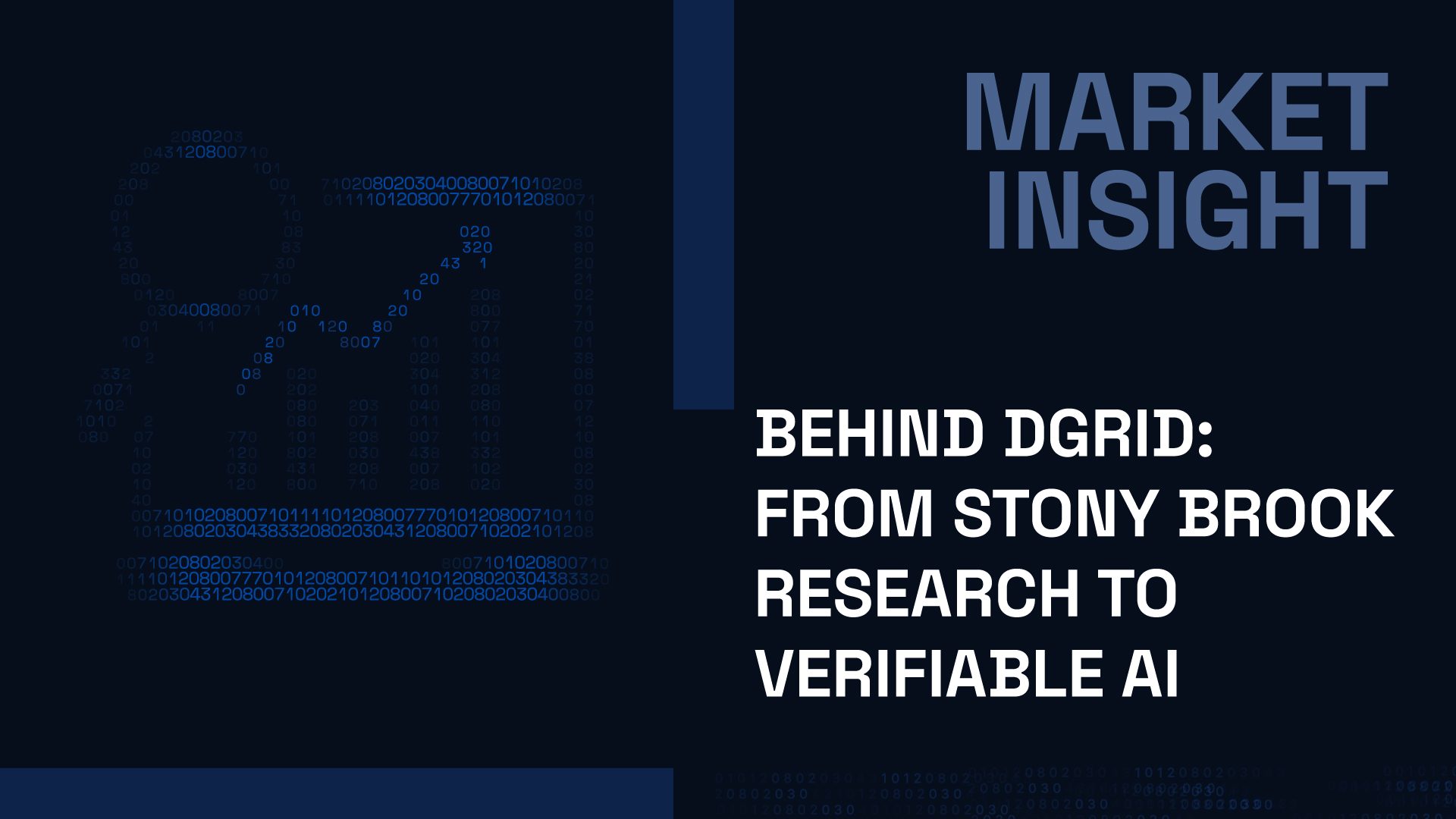 Behind DGrid: From Stony Brook Research to Verifiable AI