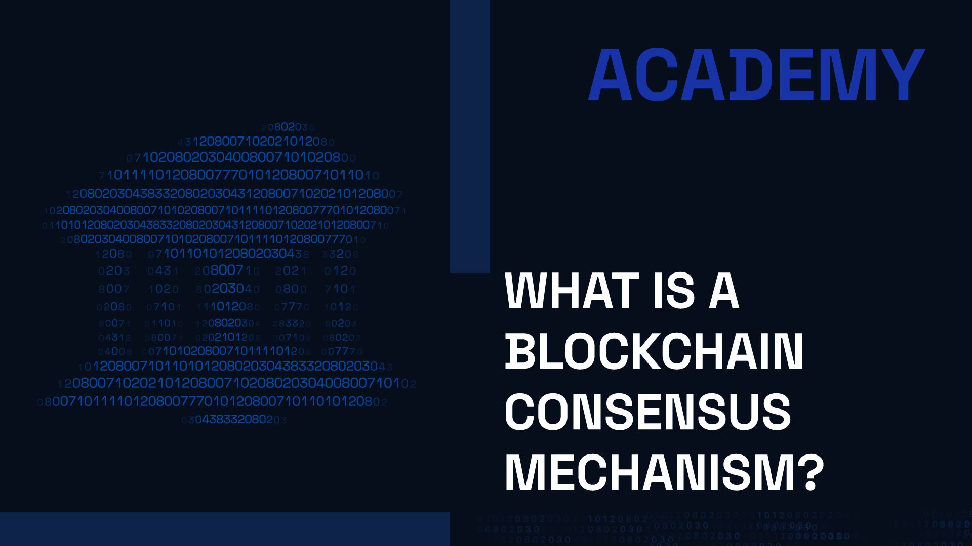 What is a Blockchain Consensus Mechanism?