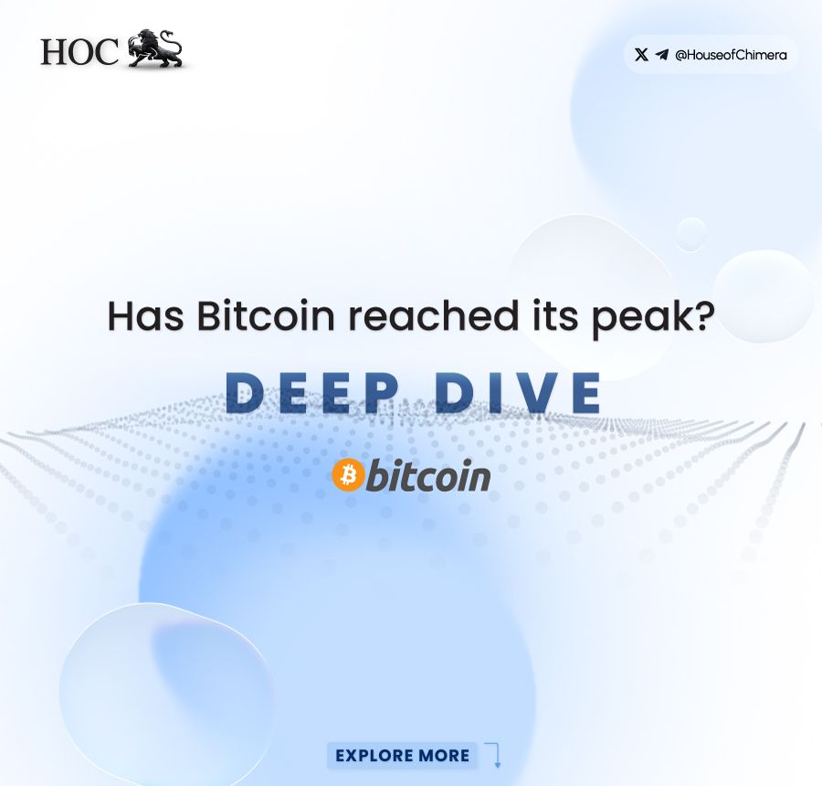 Cover image for Bitcoin market analysis titled “Has Bitcoin reached its peak?”, featuring a deep dive into BTC’s 2025 price cycle and market trends.
