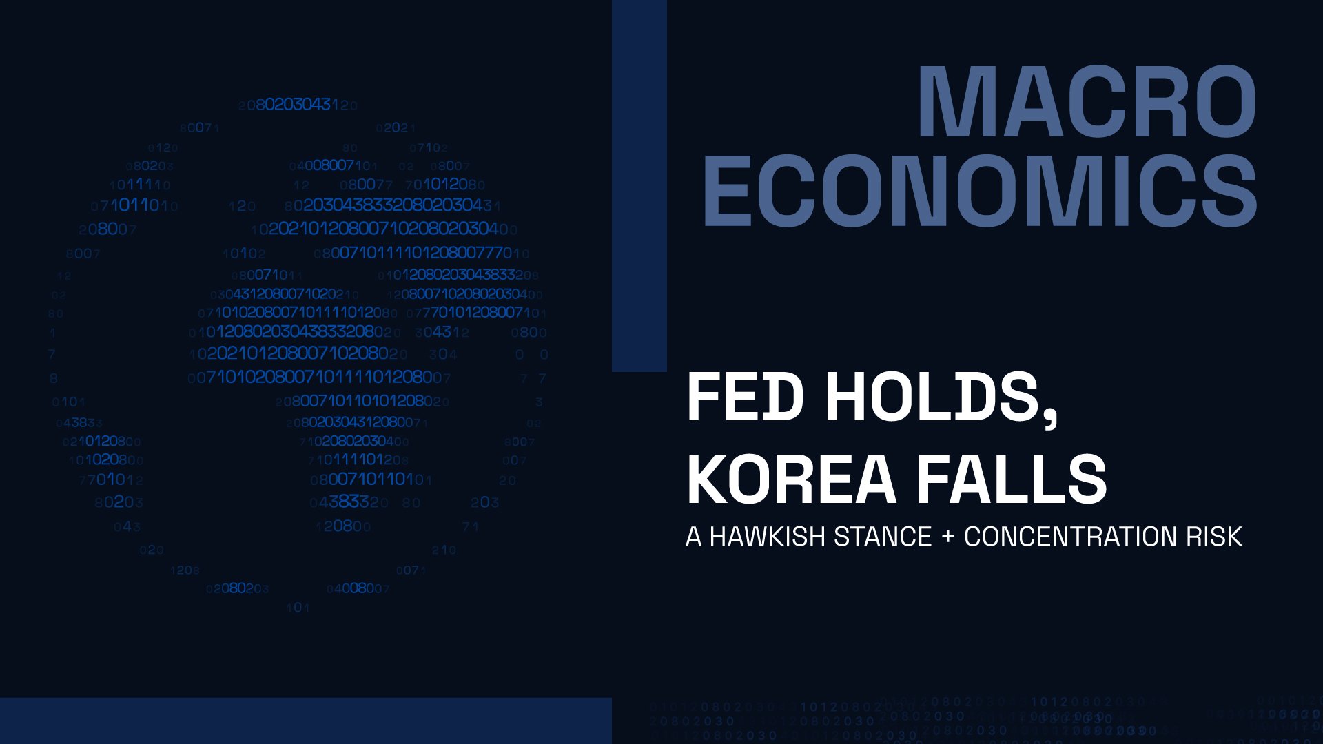 Fed Holds, Korea Falls: A Hawkish Stance and Concentration Risk