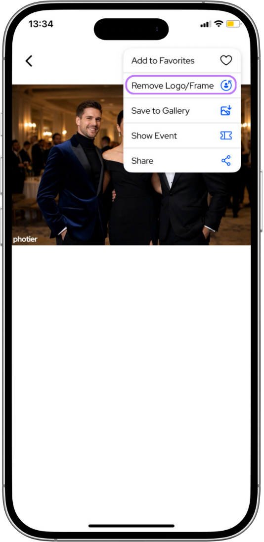 Supprimer logo et cadre