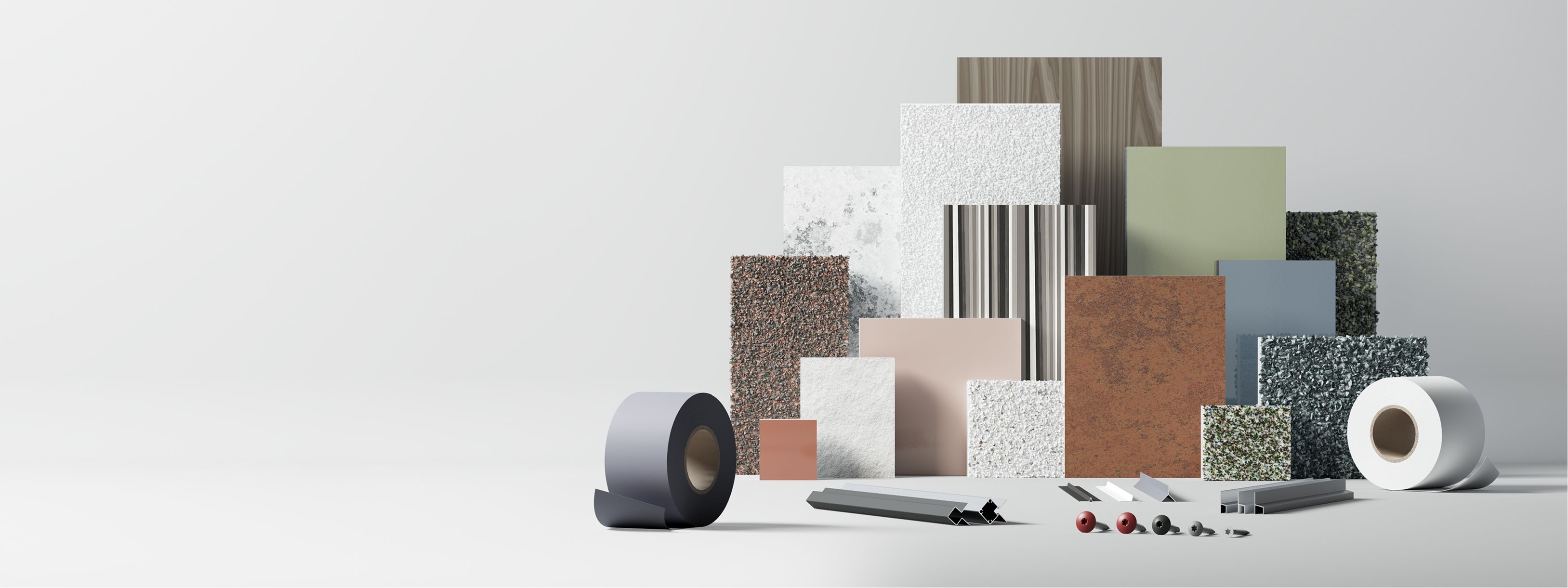 A selection of all the different Steni-products you can expect to find in the catalogue.