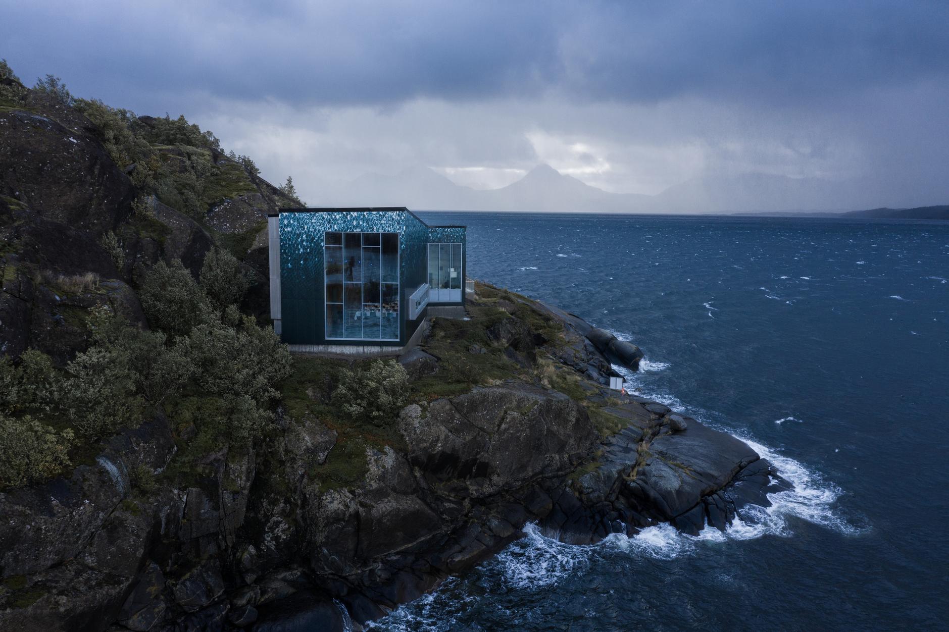 Salmon Arctic Centre, with a view of the ocean