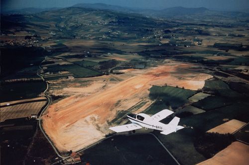 L’aérodrome de Frontenas en 1972