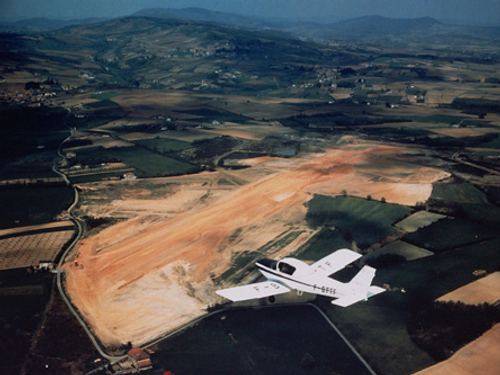 L’aérodrome de Frontenas en 1972