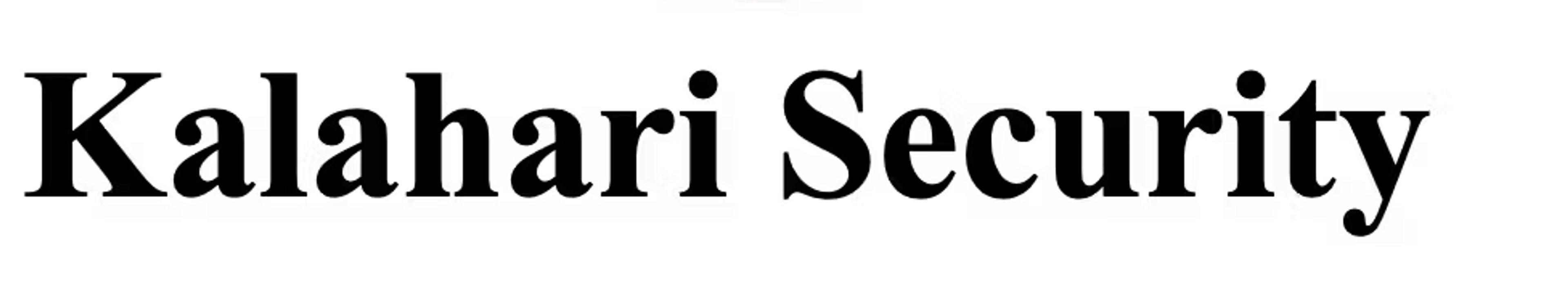 Kalahari Security logo