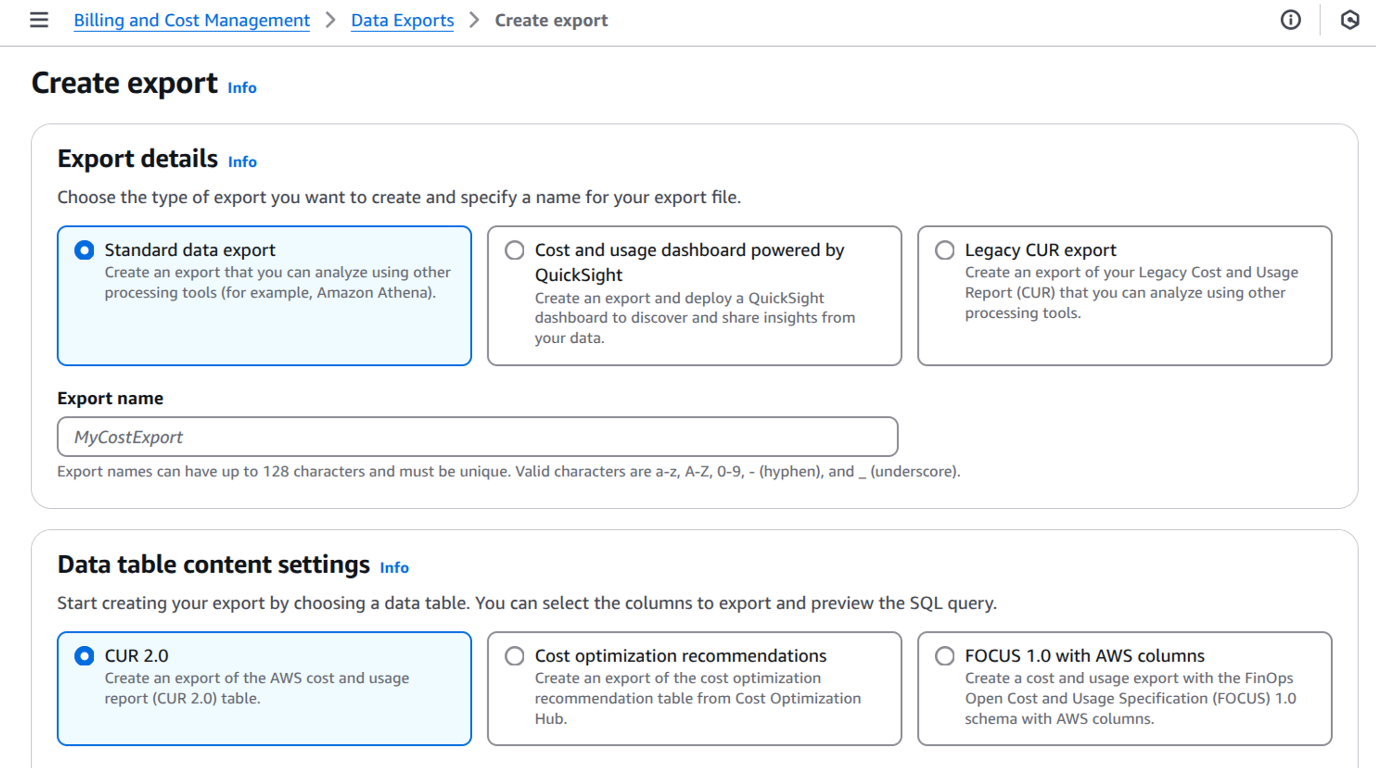 aws billing and cost management