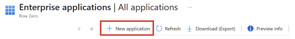 scim entra new application