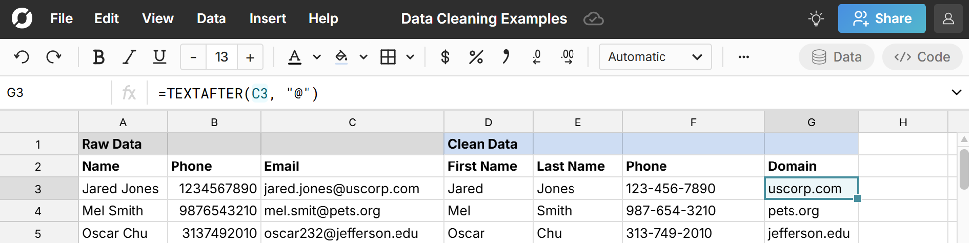 10 Tips for Cleaning Big Data in Spreadsheets