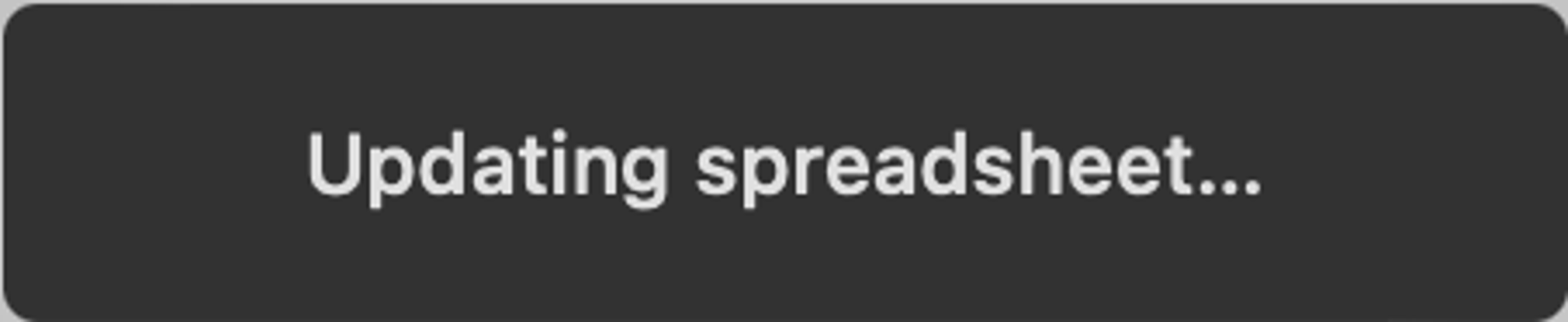 updating model Apple Numbers