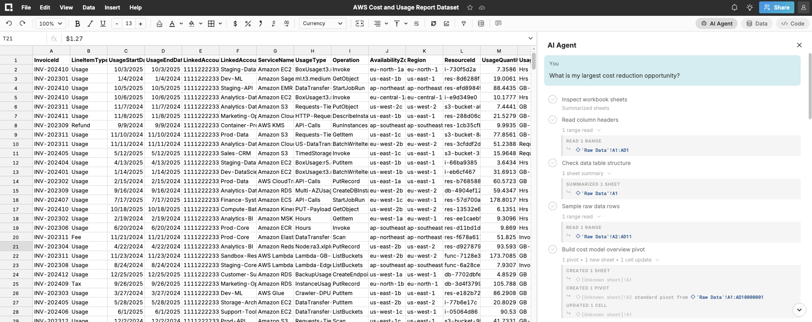 Agentic Analytics Audit Trail