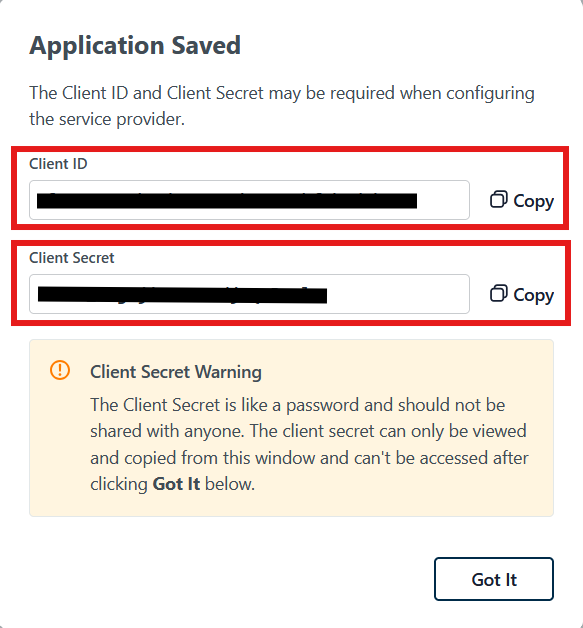 sso oidc client id secret