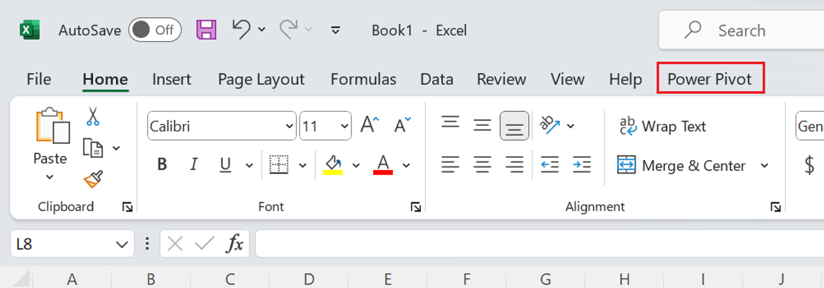 Excel Power Pivot Entry