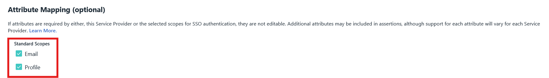 sso oidc attribute mapping