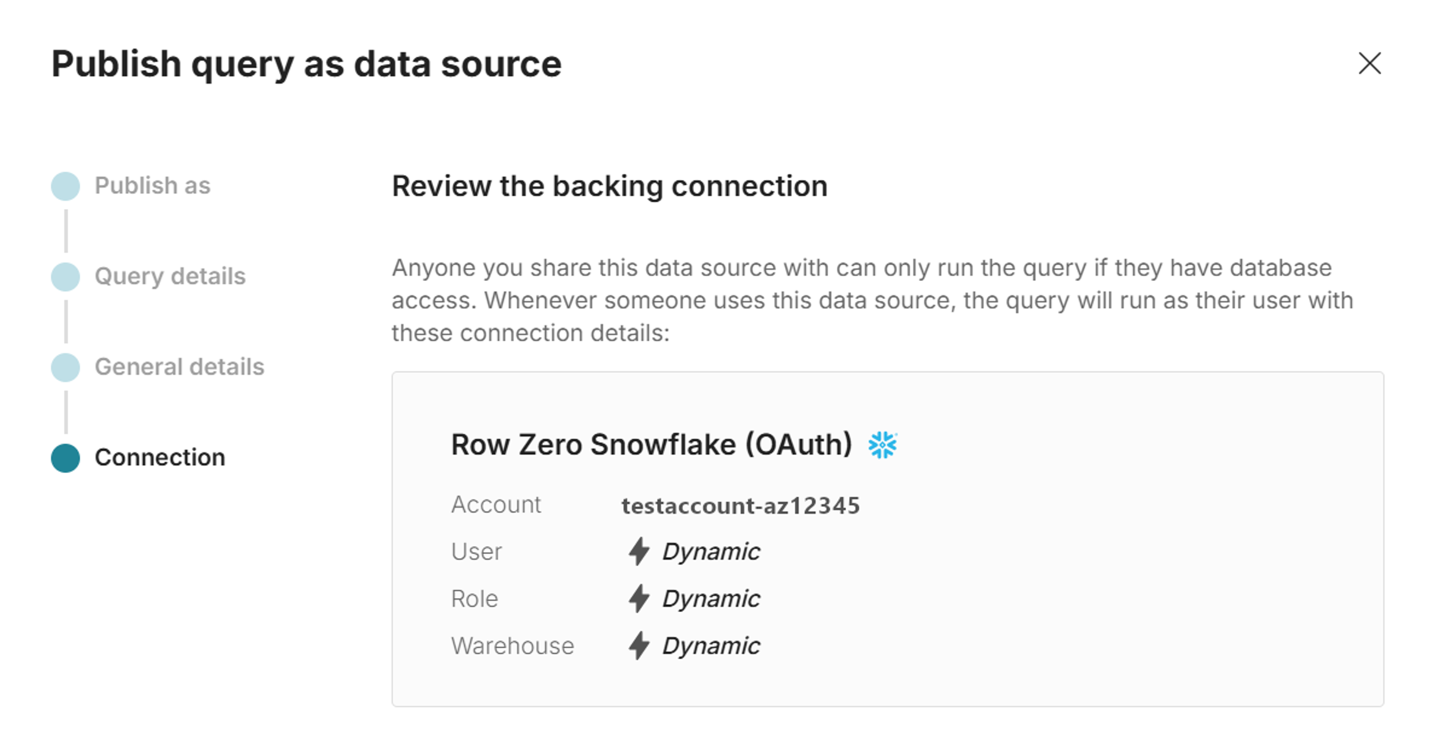 oauth data connection in spreadsheet