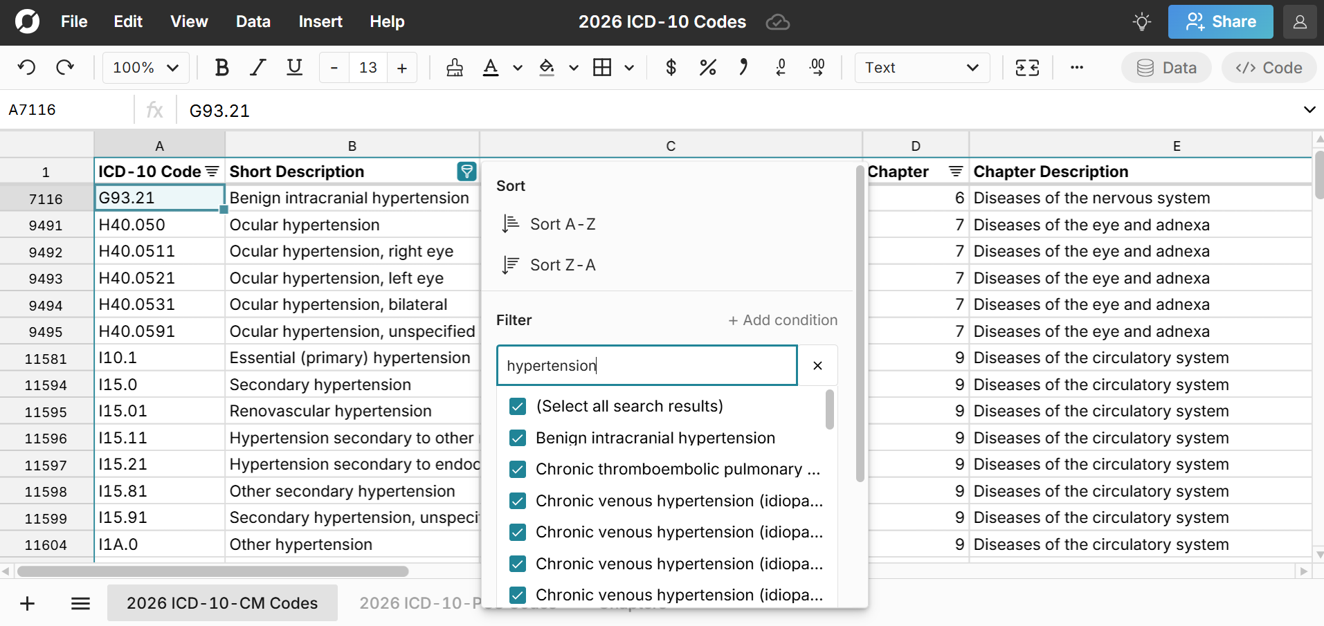 lookkup icd-10 codes