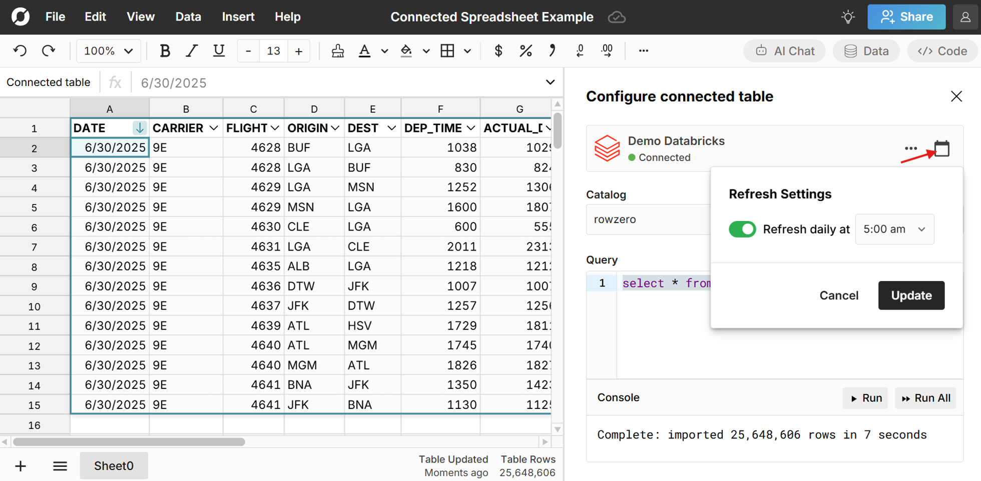 How to automate spreadsheet updates