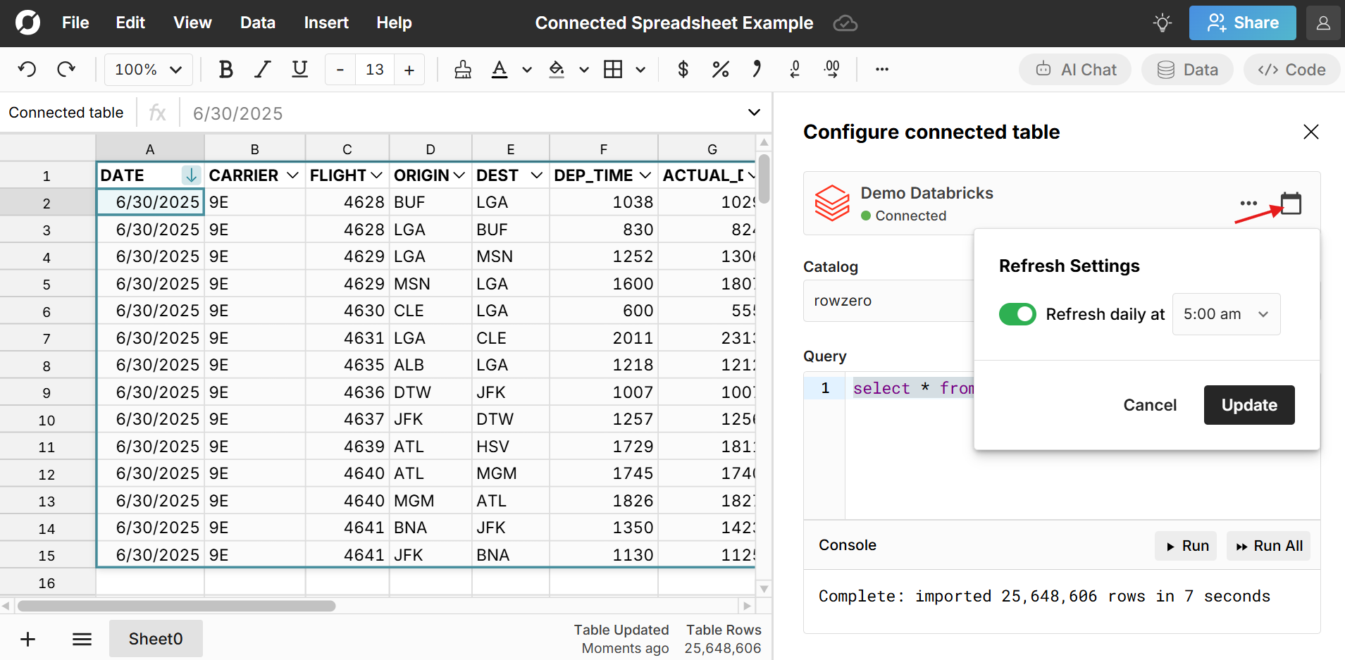 How to automate spreadsheet updates