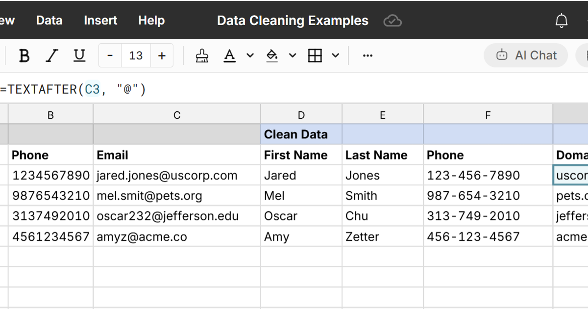 Data Wrangling in Big Spreadsheets - Row Zero – the spreadsheet for ...