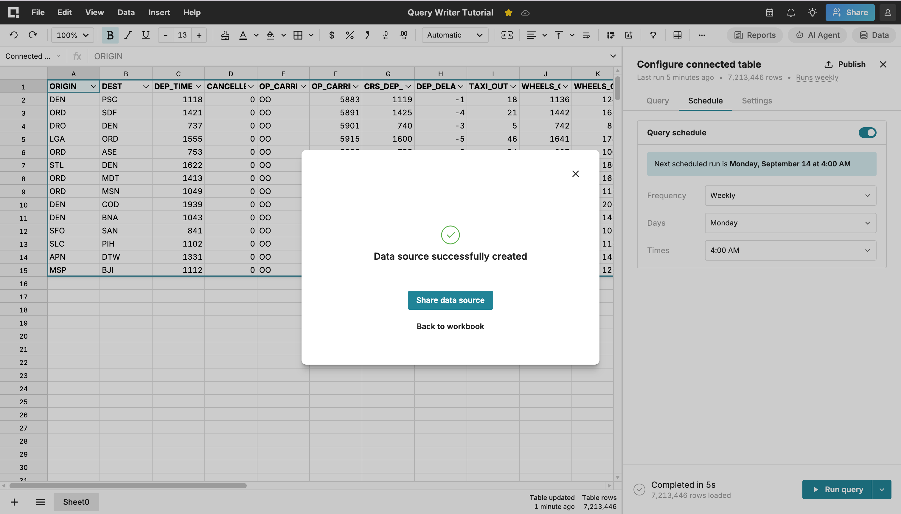 share data source