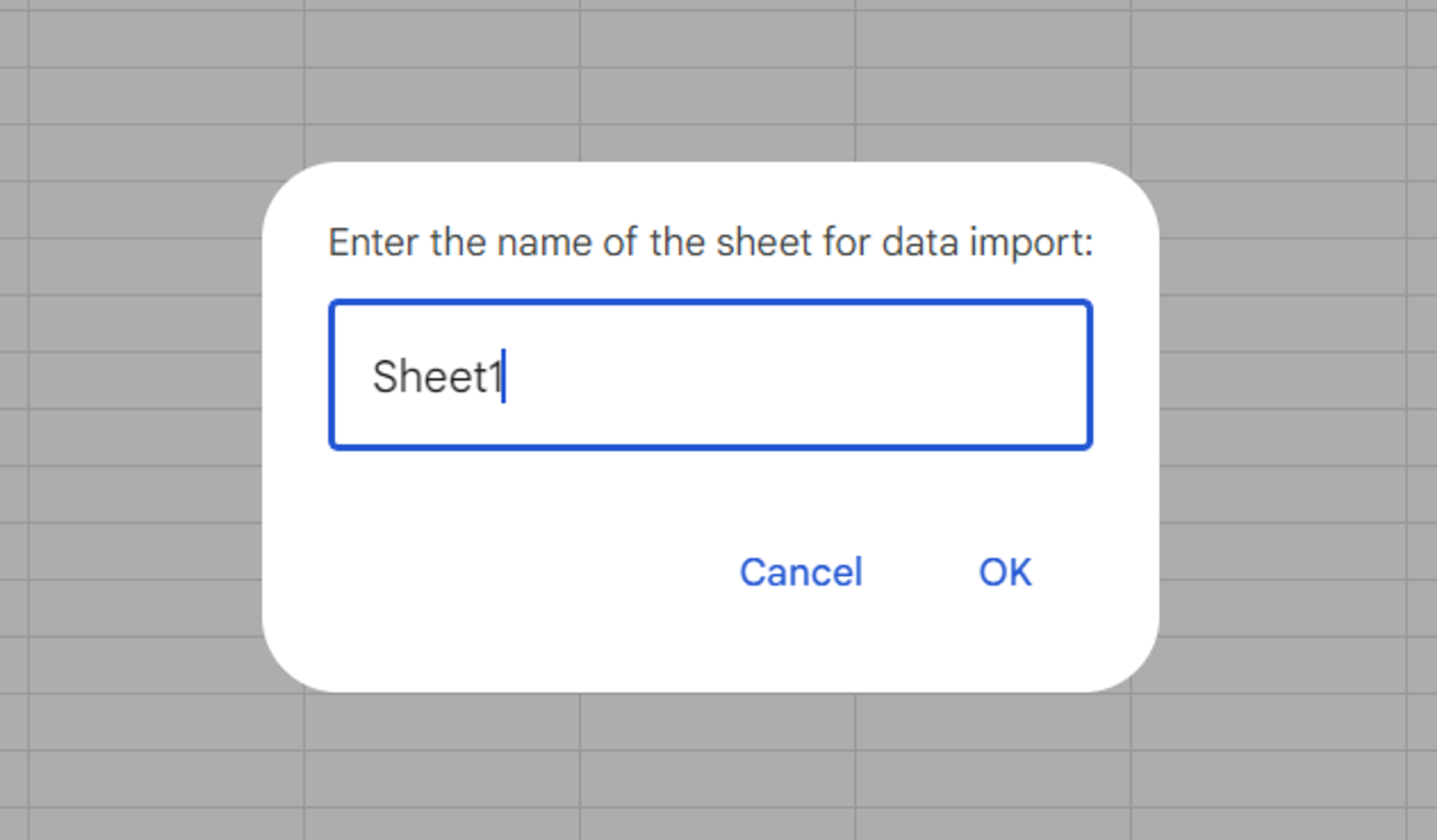 select sheet