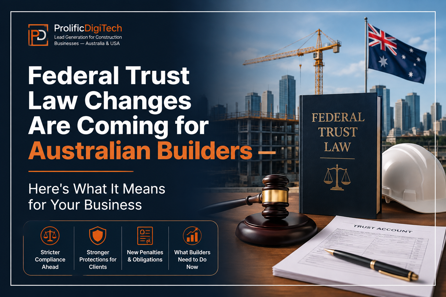 Federal Trust Law Changes Are Coming for Australian Builders Here's What It Means for Your Business