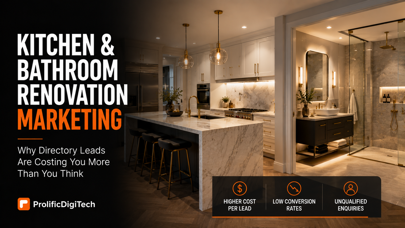 Kitchen & Bathroom Renovation Marketing: Why Directory Leads Are Costing You More Than You Think