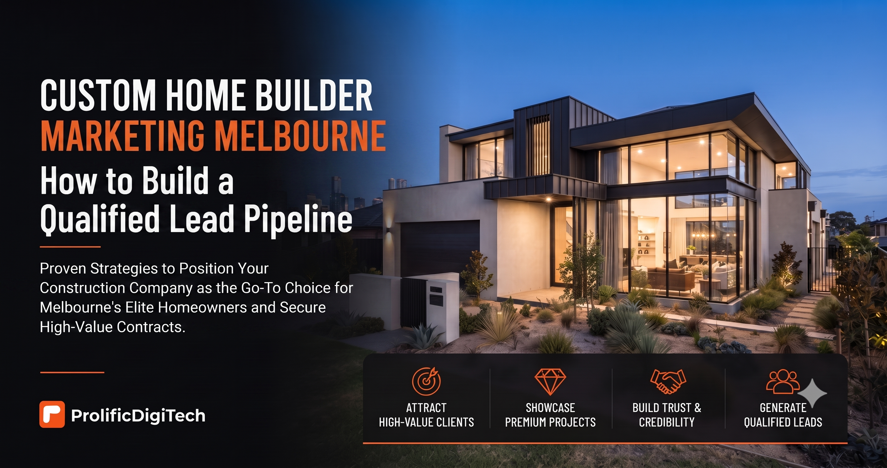 Custom Home Builder Marketing Melbourne — How to Build a Qualified Lead Pipeline