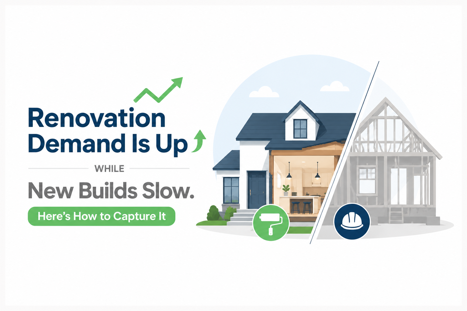 Renovation Demand Is Up While New Builds Slow. Here's How to Capture It