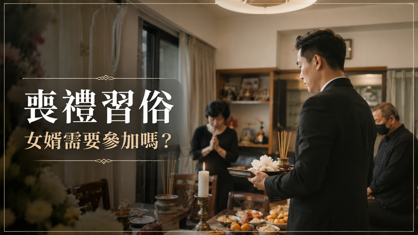 喪禮習俗女婿需要參加嗎？
