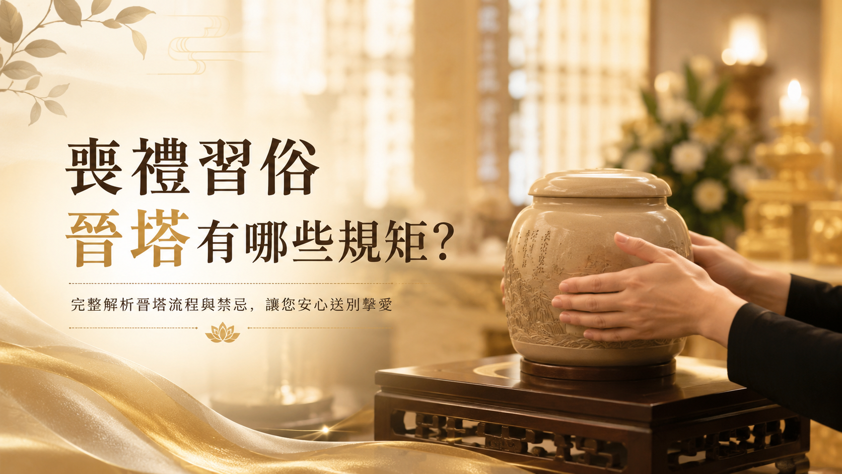 喪禮習俗晉塔有哪些規矩？