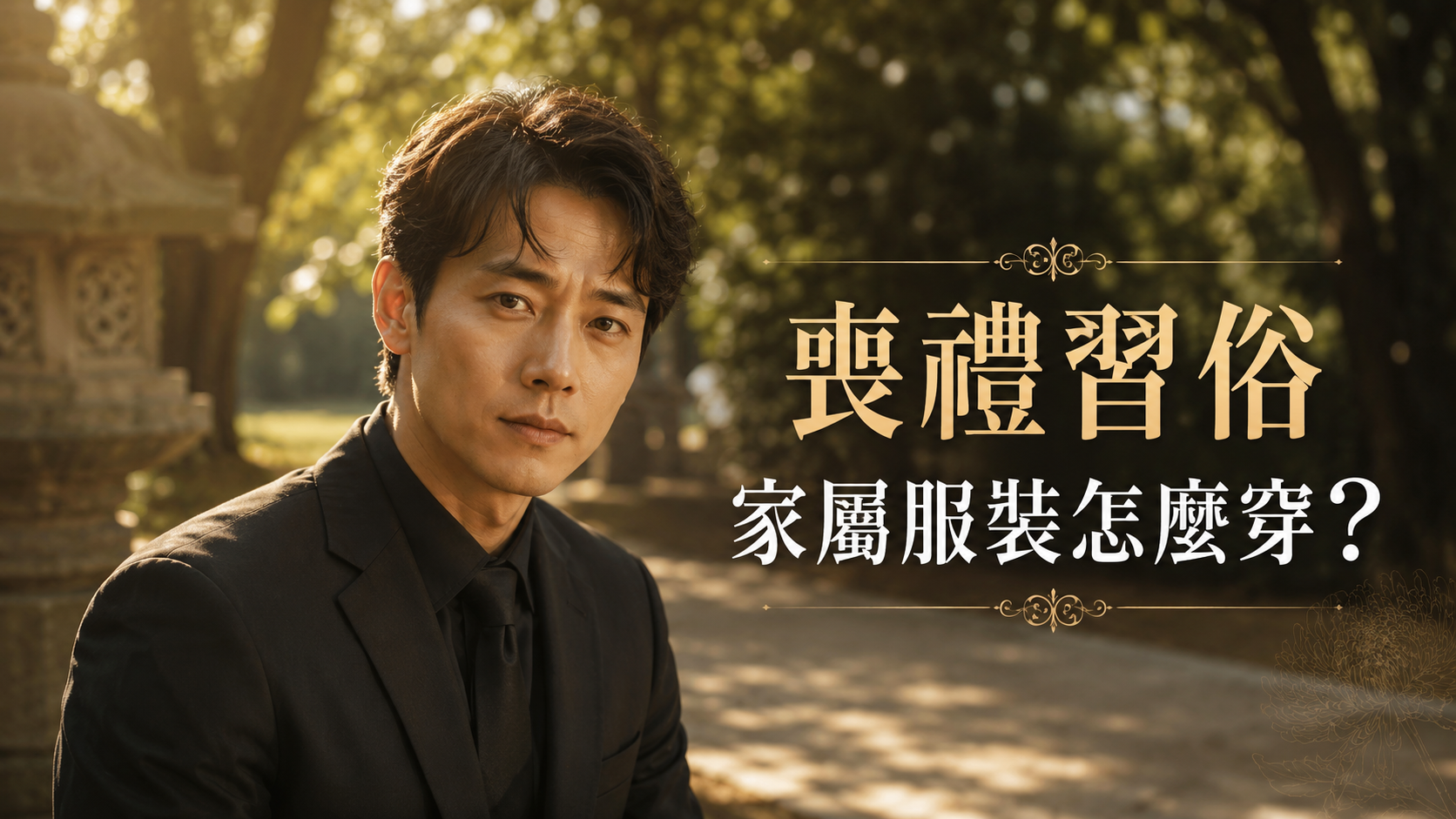 喪禮習俗家屬服裝怎麼穿？