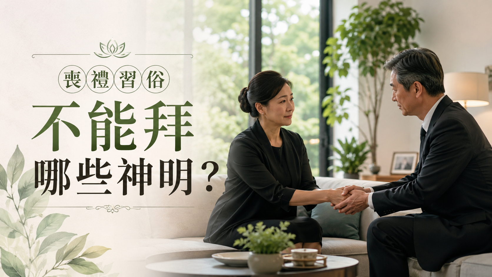 喪禮習俗不能拜哪些神明？