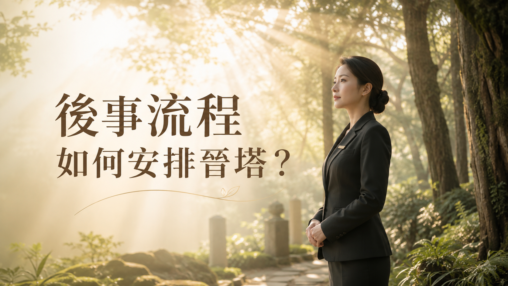 後事流程如何安排晉塔？