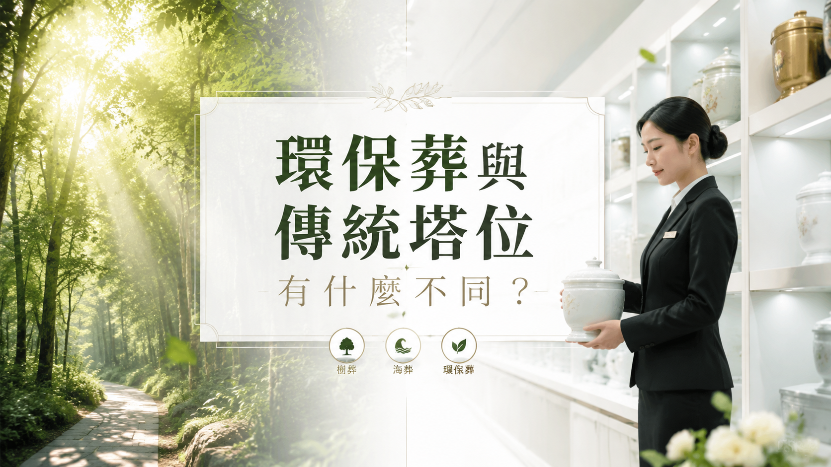 環保葬與傳統塔位有什麼不同？