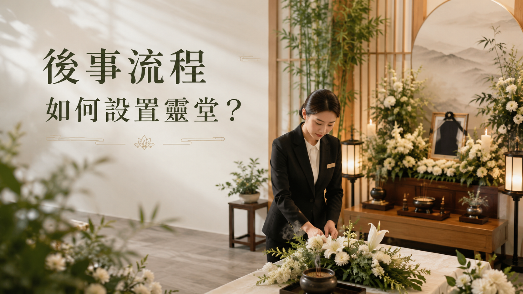 後事流程如何設置靈堂？