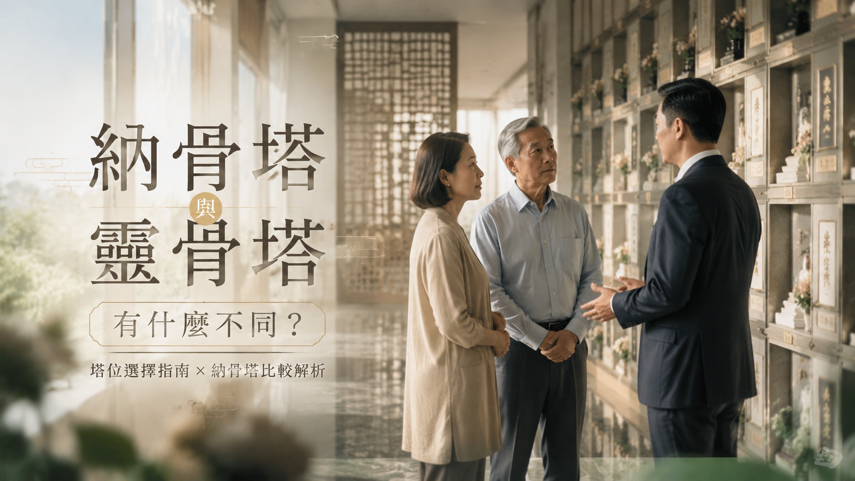 納骨塔與靈骨塔有什麼不同？