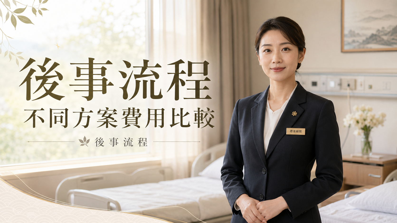 後事流程不同方案費用比較
