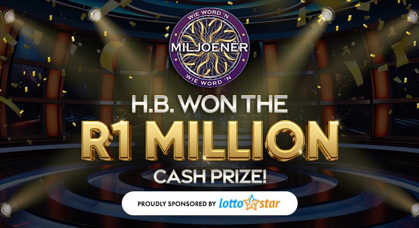 LottoStar Celebrates Herman Bosman’s R1 Million Win!