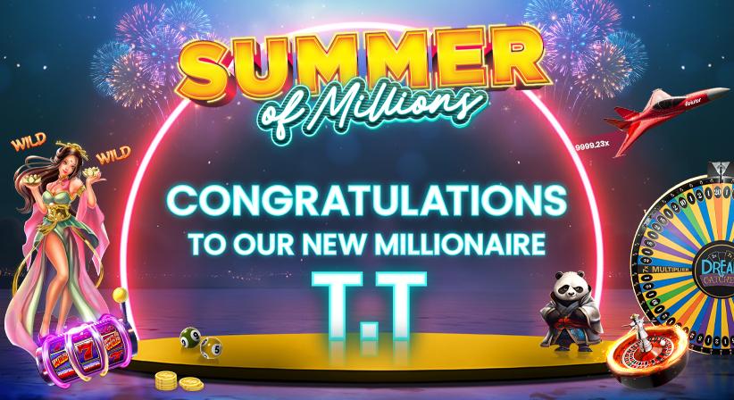 Summer of Millions: T.T Becomes the First R1 Million Winner!