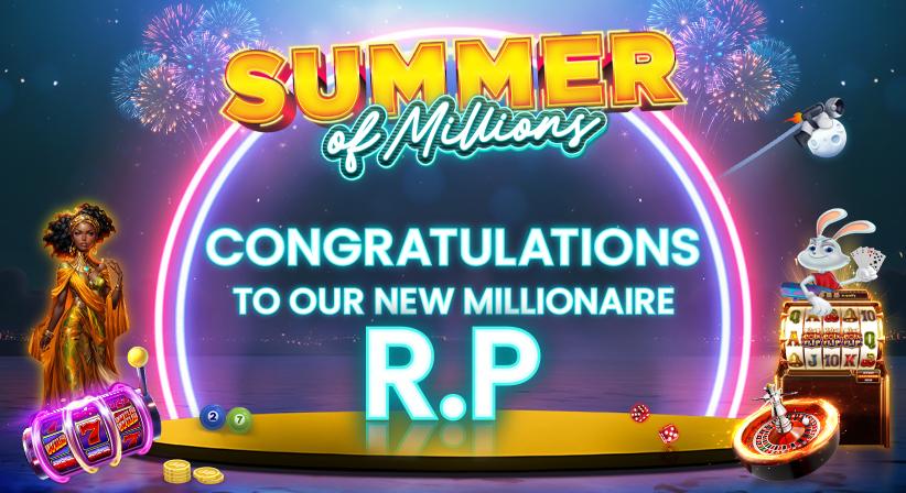 Second Millionaire Crowned in Summer of Millions!