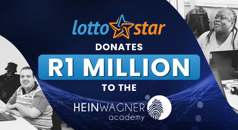 LottoStar donates R1 Million to the Hein Wagner Academy