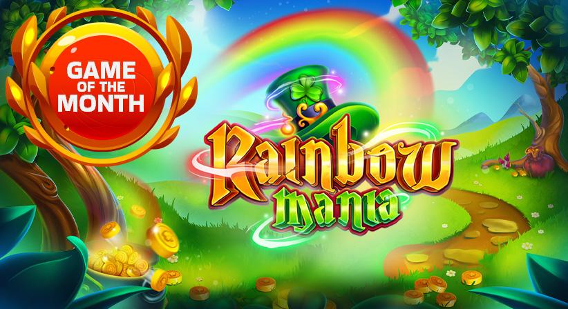 Chase Gold in Rainbow Mania - Game of the month 