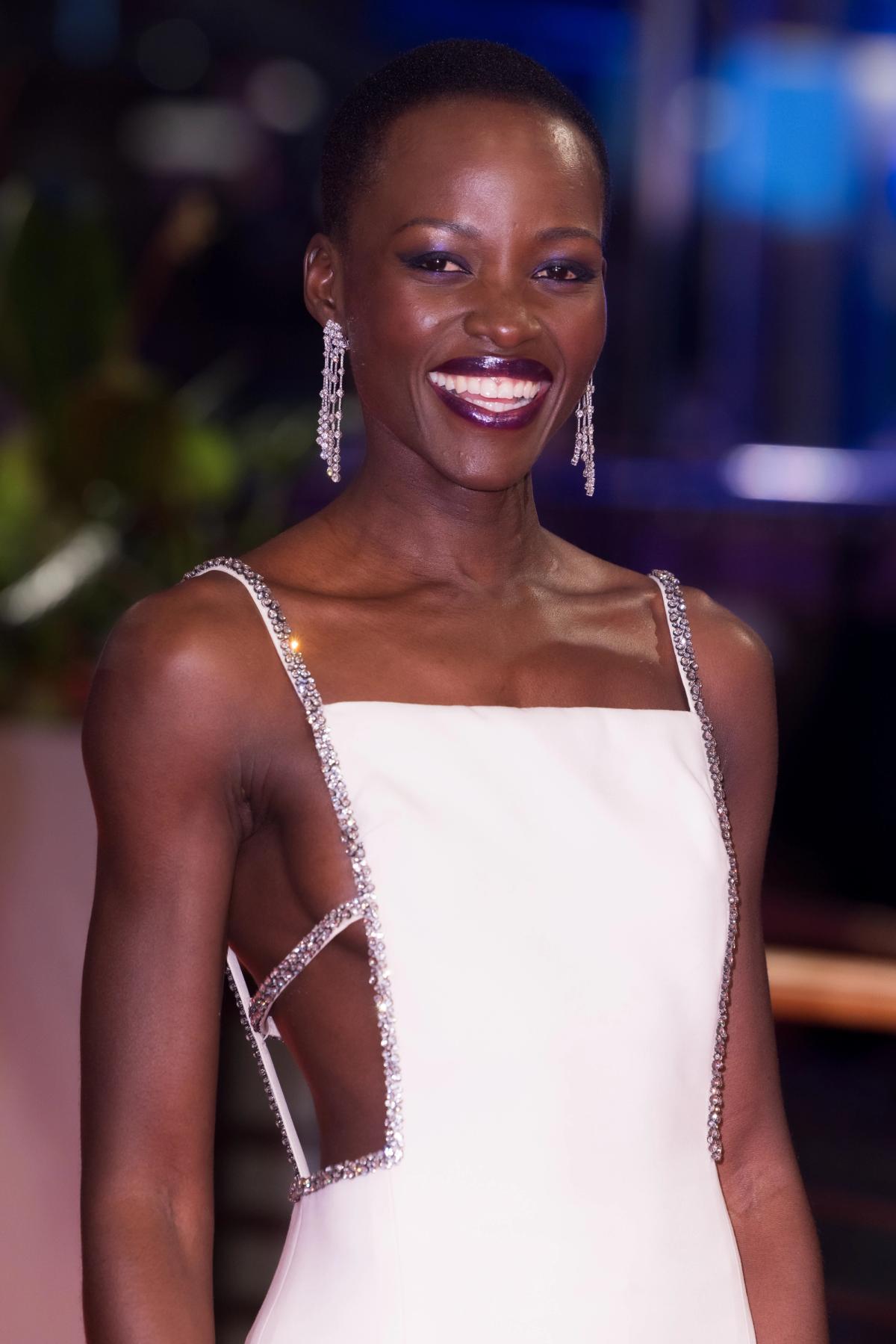 Lupita Nyong'o photographed at the Berlin International Film Festival, Berlinale, in 2024.