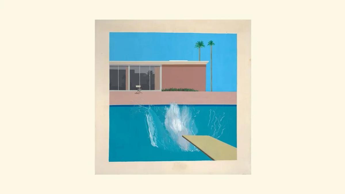 The painting as Material Singularity: David Hockney's 'A Bigger Splash' (1967); an object whose structural meaning remains permanently bound to the slow, physical temporality of its making.