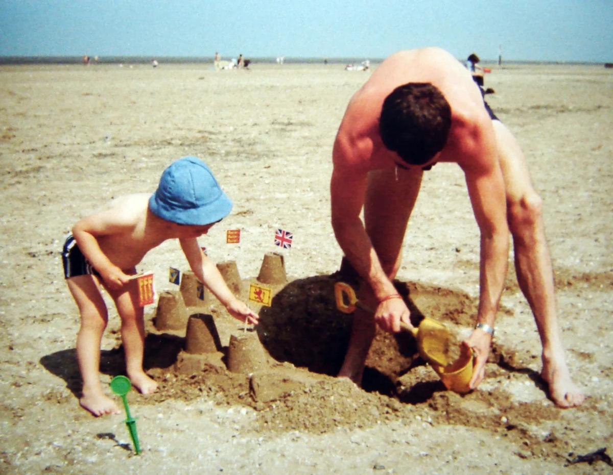 Material Memory: An archival look at Max Lamb’s childhood on the coast, where the beach served as an early framework for structural problem-solving and manual collaboration with the landscape.