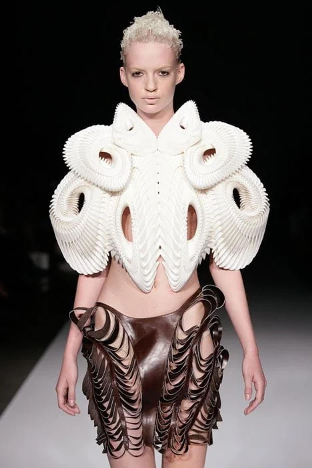 Created as part of her Spring Summer 2010 collection called Crystallization, the designs were inspired by the transformation of liquid into crystals.