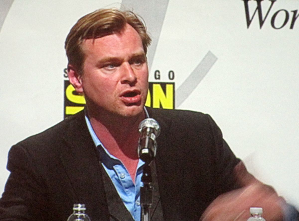 Christopher Nolan photographed at WonderCon 2010.