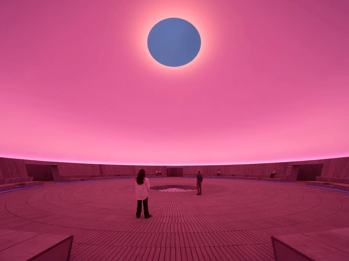 James Turrell, As Seen Below (2026), ARoS Aarhus Art Museum. The permanent subterranean installation acts as the core of the museum’s underground expansion, The Next Level . Photograph by Florian Holzherr.